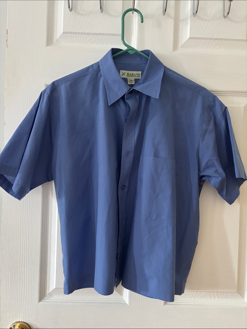 Haband Men's Short-Sleeve Button up